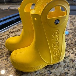 Croc toddler rain boots